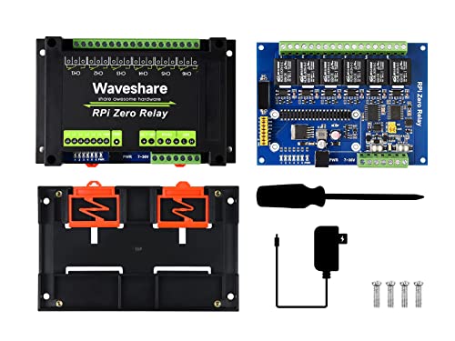 Waveshare Industrial 6-Channel Relay Module for Raspberry Pi Zero WH RS485/CAN Bus Power Supply Isolation Photocoupler Isolation Waveshare Industrial 6-Channel Relay Module for Raspberry Pi Zero WH RS485/CAN Bus Power Supply Isolation Photocoupler Isolation von Waveshare