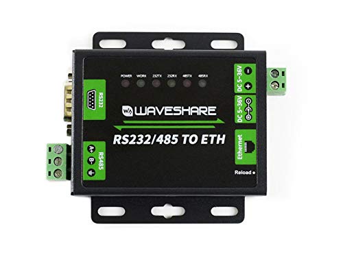 Waveshare Industrial Converter RS232 or RS485 to Ethernet Enables Bi-Directional Transparent Data Transmission Waveshare Industrial Converter RS232 or RS485 to Ethernet Enables Bi-Directional Transparent Data Transmission von Waveshare