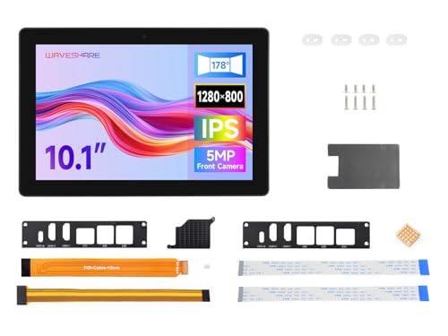 Waveshare Industrial HMI All-in-one Touch Display, Compatible with Raspberry Pi, 10.1inch Screen Monitor, Dual 4K HDMI Output, 10-Point Touch von Waveshare