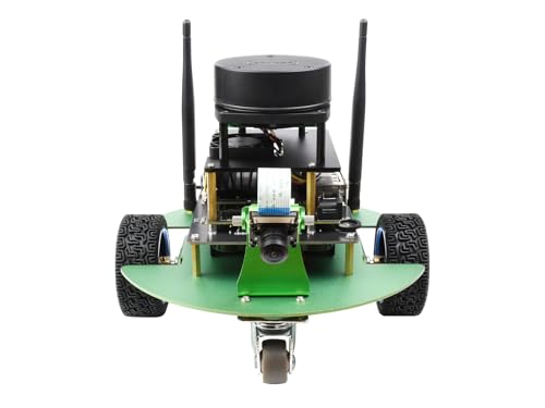 Waveshare JetBot Professional Version ROS AI Kit, Dual Controllers AI Robot, Lidar Mapping, Vision Processing, Includes Waveshare Jetson Nano Dev Kit 4GB (NOT Support Nano 2GB) von Waveshare