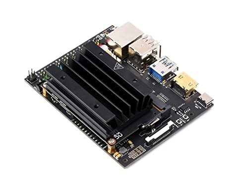 Waveshare Jetson-Nano-LITE-DEV-KIT, Supports CSI Camera & HDMI High Definition Output, with Jetson Nano Module, Jetson-IO-Base-LITE Expansion Board, 64GB Micro TF Card, Card Reader, and Heatsink von Waveshare