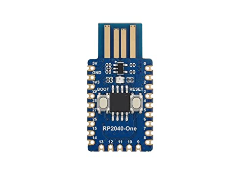 Waveshare RP2040-One, 4MB Flash MCU Board Based On Pi RP2040, Castellated Module, Suitable for SMD Applications von Waveshare