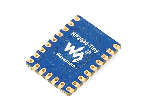 Waveshare RP2040-Tiny Microcontroller Development Board, with Dual Core Processor, up to 133MHz, Highly Integrated & Packaged, Support C/C+/Python Development Waveshare RP2040-Tiny Microcontroller Development Board, with Dual Core Processor, up to 133MHz, Highly Integrated & Packaged, Support C/C+/Python Development von Waveshare