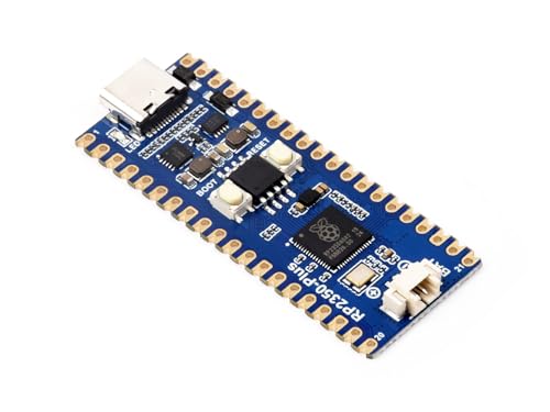Waveshare RP2350-Plus Development Board, A Low-Cost, High-Performance Pico-Like MCU Board Based On Raspberry Pi RP2350A Dual-core & Dual-Architecture Microcontroller, 16MB Flash Memory Waveshare RP2350-Plus Development Board, A Low-Cost, High-Performance Pico-Like MCU Board Based On Raspberry Pi RP2350A Dual-core & Dual-Architecture Microcontroller, 16MB Flash Memory von Waveshare