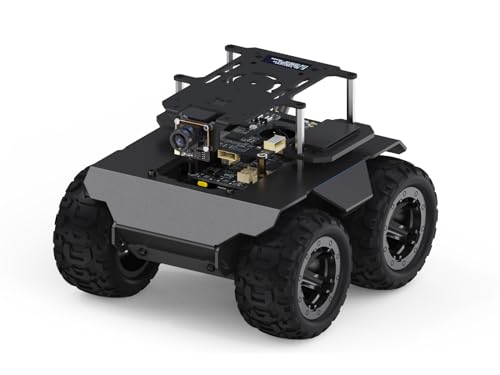 Waveshare RaspRover Open-Source 4WD AI Robot,Compatible with Raspberry Pi 5, Dual Controllers, Computer Vision, PI5-4GB NOT Included von Waveshare