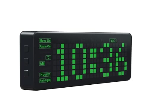 Waveshare Rectangle Electronic Clock for Raspberry Pi Pico with Accurate RTC and Multi Functions LED Digits Open Source Programable von Waveshare