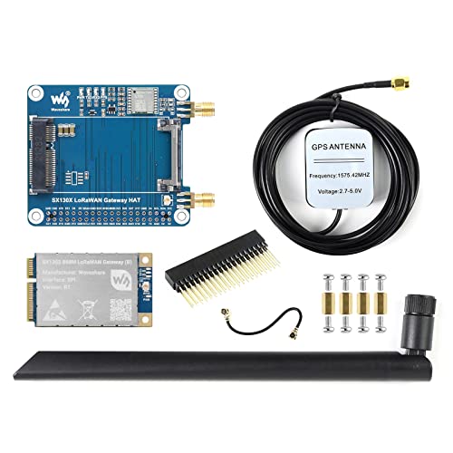 Waveshare SX1302 868M LoRaWAN Gateway HAT for Raspberry Pi L76K Module Standard Mini-PCIe SocketLong Range Transmission Large Capacity Multi-Band Support Waveshare SX1302 868M LoRaWAN Gateway HAT for Raspberry Pi L76K Module Standard Mini-PCIe SocketLong Range Transmission Large Capacity Multi-Band Support von Waveshare