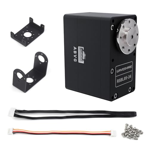 Waveshare Servo Motor, 85kg.cm RSBL85-24, High Precision and Large Torque, Aluminum Alloy Case, with Programmable 360° Magnetic Encoder, Multiple Operation Modes Switchable von Waveshare