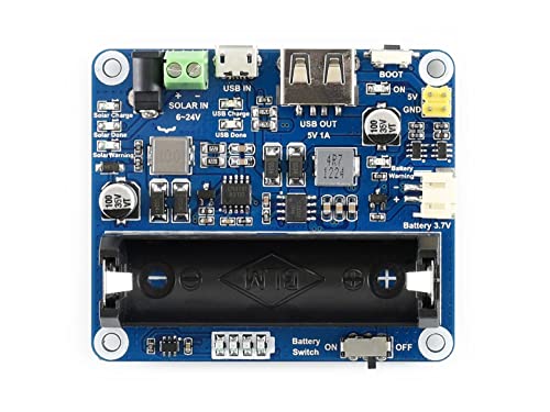 Waveshare Solar Power Management Module for 6V~24V Solar Panel Multi Protection Circuits Suited for Low-Power IoT and Other Environmental Protection Projects von Waveshare