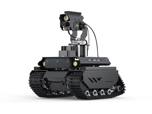 Waveshare UGV Beast PT PI4B ROS2 Kit Accessory Packs, UGV Beast ROS 2 Open-Source Off-Road Tracked AI Robot, Computer Vision, All-Metal Body, Flexible and Expandable, for Raspberry Pi4B(NOT Included) von Waveshare
