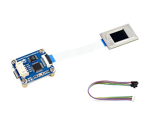 Waveshare USB/UART Fingerabdruckleser für Raspberry Pi/Arduino, USB Fingerprint Reader mit Hochpräzisem Fingerabdruck Identifikationssensor, für Integrationsanwendungen Geeignet von Waveshare
