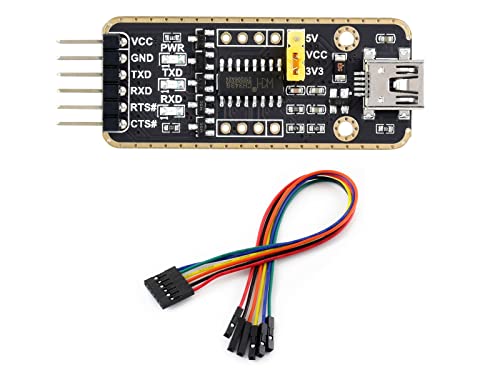 Waveshare USB to UART Module, Mini Connectors Support Multi-System Like Mac, Linux, Android, Windows 7/8/8.1/10/11 with High Baud Rate Transmission Waveshare USB to UART Module, Mini Connectors Support Multi-System Like Mac, Linux, Android, Windows 7/8/8.1/10/11 with High Baud Rate Transmission von Waveshare