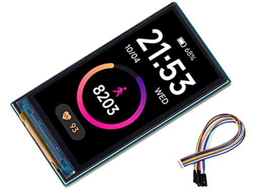 waveshare 4,8 cm (1,9 Zoll) LCD-Display-Modul 170 × 320 Auflösung, 262 K RGB-Display, Farbspi-Schnittstelle, ST7789V2 Treiber, kompatibel mit Arduino/Raspberry Pi / STM32 usw von Waveshare