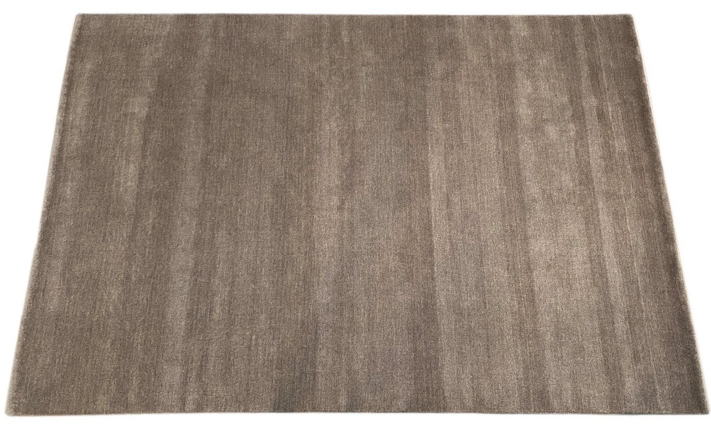 Wawa Teppich Wollteppich Taup Grau Teppich 100% Wolle 200x300 cm Handgewebt einfarbig AN2 von Wawa Teppich