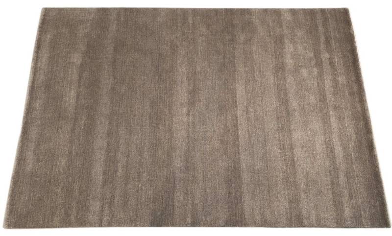 Wawa Teppich Wollteppich Taup Grau Teppich 100% Wolle 200x300 cm Handgewebt einfarbig AN2 von Wawa Teppich