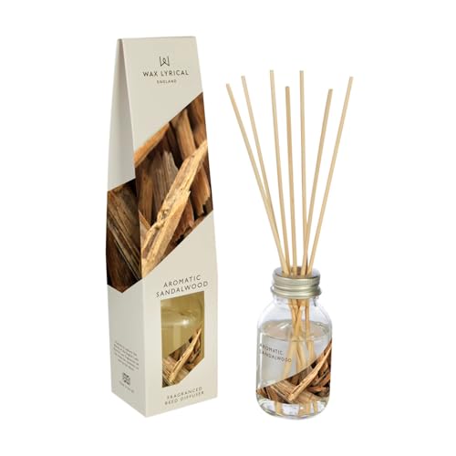 WAX LYRICAL WLE3518 Schilfrohr-Diffusor, aromatisches Sandelholz, 100 ml, Mehrfarbig, Einheitsgröße von Wax Lyrical