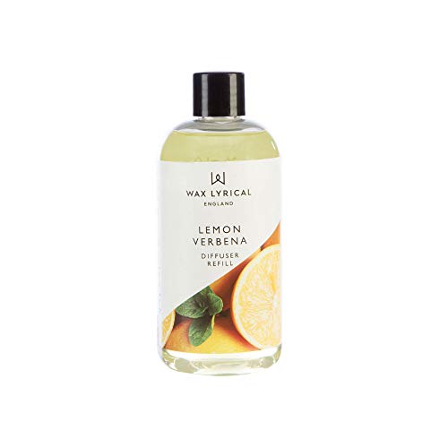 Wax Lyrical WLE3602 Refill Duftstäbchen, 200 ml, Zitronenverbena, zitronengelb, Reed Diffuser von Wax Lyrical