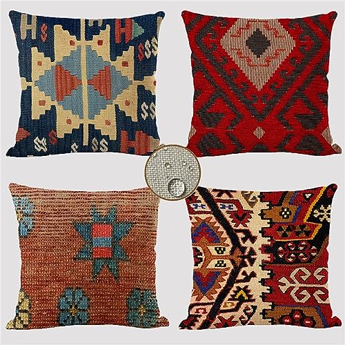 Kissenbezüge 40x40 cm 4er Set Schwarz Outdoor Kissen Boho Sofakissen Dekokissen Kopfkissen Wasserfest Linen Zierkissen Quadratische Kissenhülle für Gartenmöbel Sofa Bett Auto Terrasse Schlafzimmer Kissenbezüge 40x40 cm 4er Set Schwarz Outdoor Kissen Boho Sofakissen Dekokissen Kopfkissen Wasserfest Linen Zierkissen Quadratische Kissenhülle für Gartenmöbel Sofa Bett Auto Terrasse Schlafzimmer von Waxonle