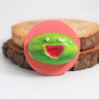 Wassermelone Magnet, Handgemachte Polymer Clay Frucht, Obst Liebhaber Geschenk Dekor von WayOutsideStudios