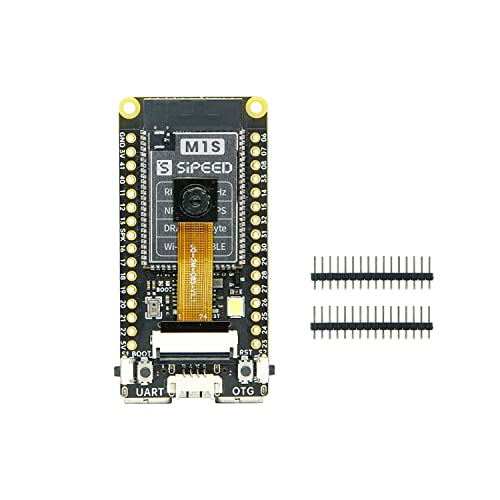 Sipeed Maix M1s Dock tinyML RISC-V Linux AI Development Board mit RISC-V CPU BLAI 100GOPS NPU Built-in 768KB SRAM 64MB UHS PSRAM 16MB eMMC für IoT Edge Computing Support FreeRTOS Linux OS Sipeed Maix M1s Dock tinyML RISC-V Linux AI Development Board mit RISC-V CPU BLAI 100GOPS NPU Built-in 768KB SRAM 64MB UHS PSRAM 16MB eMMC für IoT Edge Computing Support FreeRTOS Linux OS von WayPonDEV