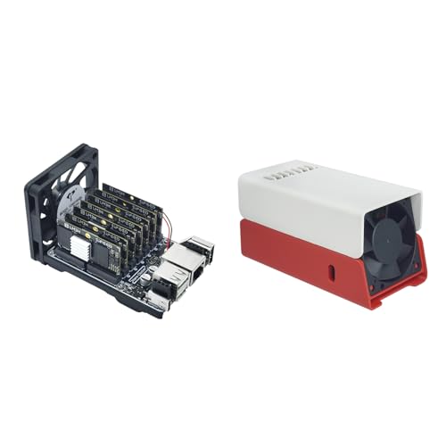 Sipeed NanoCluster Ultra Mini Computing Cluster Board, 7X SOM-Steckplätze RISC-V Gigabit Switch USB-C PD PoE, kompatibel mit LM3H/M4N / Raspberry Pi CM4/CM5 für HomeLab Edge Computing (7X LM3H Kit) von WayPonDEV