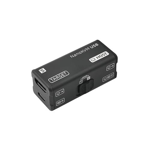 Sipeed NanoKVM IP-KVM Mini Remote Control Operations Maintenance Server, 1TOPS NPU 1GHz C906 RISC-V Linux Single Board Computer, mit HDMI 100M Netzwerkanschluss (Black USB KVM) von WayPonDEV