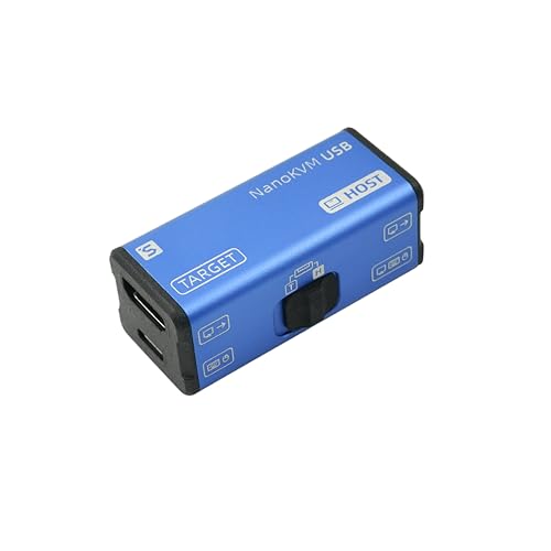 Sipeed NanoKVM IP-KVM Mini Remote Control Operations Maintenance Server, 1TOPS NPU 1GHz C906 RISC-V Linux Single Board Computer, mit HDMI 100M Netzwerkanschluss (Blue USB KVM) von WayPonDEV