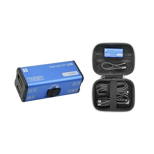 Sipeed NanoKVM IP-KVM Mini Remote Control Operations Maintenance Server, 1TOPS NPU 1GHz C906 RISC-V Linux Single Board Computer, mit HDMI 100M Netzwerkanschluss (USB KVM Kit2) von WayPonDEV