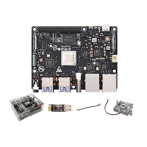 VisionFive2 Linux AI Single Board Computer basierend auf StarFive JH7110 SoC mit RISC-V U74 1,5 GHz Quad-Core 64-Bit CPU with LPDDR4 4GB RAM Unterstützung von OpenCL 3.0 und Debian (ohne Wifi Dongle) VisionFive2 Linux AI Single Board Computer basierend auf StarFive JH7110 SoC mit RISC-V U74 1,5 GHz Quad-Core 64-Bit CPU with LPDDR4 4GB RAM Unterstützung von OpenCL 3.0 und Debian (ohne Wifi Dongle) von WayPonDEV