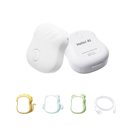 WayPonDEV Hello AI Smart Electronic Companion Interaktives Spielzeug, Handy-Positionierung Bluetooth WiFi-Verbindung Voice Dialogue Silikonhülle, für Spaß Dialog emotionale Kommunikation (Bule) von WayPonDEV
