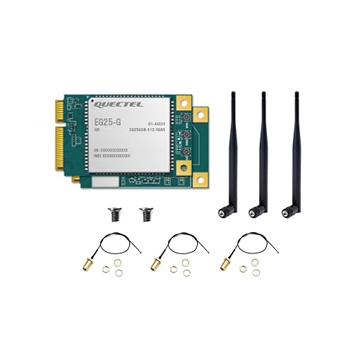 WayPonDEV EG25-G Mini PCIe 4G LTE Module, LTE Cat 4 Wireless Communication Module, 4G Cellular Network Modem, GNSS Receiver, for IoT/M2M Applications (4G Module) von WayPonDEV