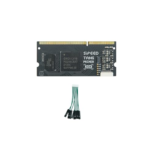 Sipeed Tang Primer 20K Gowin GW2A FPGA Core Board Development Board Kit, 128M DDR3 32MB Flash 20K LUT4 Logic Unit, Support HDMI USB ETH RGB DSP LVDS, für AI Projekte Bildung Lernen (SBC) von WayPonDEV