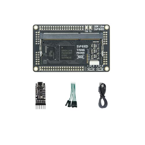 Sipeed Tang Primer 20K Gowin GW2A FPGA Core Board Development Board Kit, 128M DDR3 32MB Flash 20K LUT4 Logic Unit, Support HDMI USB ETH RGB DSP LVDS, für AI Projekte Bildung Lernen (SET2) von WayPonDEV
