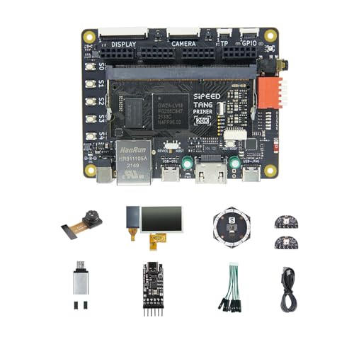 Sipeed Tang Primer 20K Gowin GW2A FPGA Core Board Development Board Kit, 128M DDR3 32MB Flash 20K LUT4 Logic Unit, Support HDMI USB ETH RGB DSP LVDS, für AI Projekte Bildung Lernen (SET4) von WayPonDEV