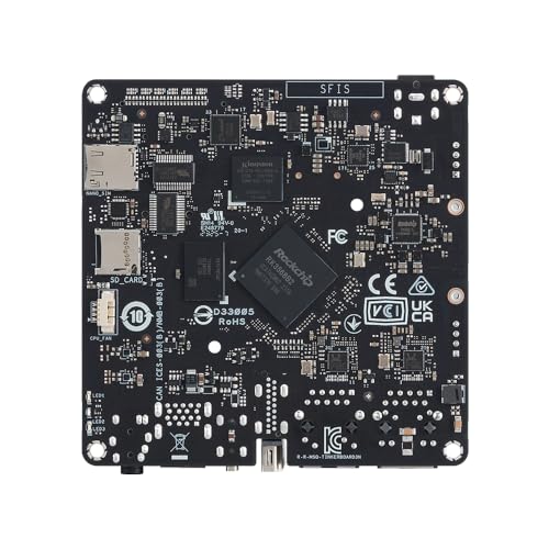 WayPonDEV Tinker Board 3N LITE Rockchip RK3568 Prozessor LPDDR4 Single Board Computer, 4 GB RAM + 32 GB eMMC, unterstützt Debian/Android/Yocto, WIFI6 und PoE von WayPonDEV