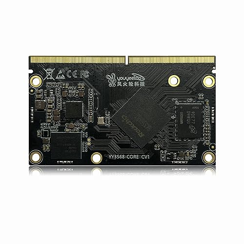 WayPonDEV YY3568 Open Source Einplatinenrechner Rockchip RK3568 SoC Unterstützung mit Android 11.0, Debian 10.0 für Image Recongnition (Core Board 2GB RAM) von WayPonDEV