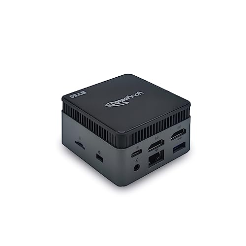 Windows 11 Pro Mini-PC Intel 11th Gen N5105 CPU, LPDDR4 8 GB RAM 256 GB M.2 NVME SSD Mini-Desktop-Computer, Tragbarer Computer unterstützt 4K UHD, 2,4 G/5,0 G Wi-Fi, BT 4.2 für Business-Home-Office von WayPonDEV