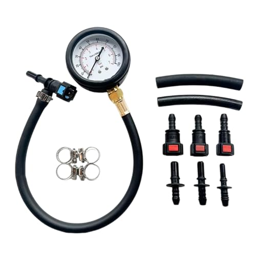 Kraftstoffe Pumpen Gasdrucktester Diagnosewerkzeug Mit Klarem Display Für Auto Motorräder Mit Schnellem Stecker Einfacher Tragbarer Kraftstoffdruck von Wayfadacc