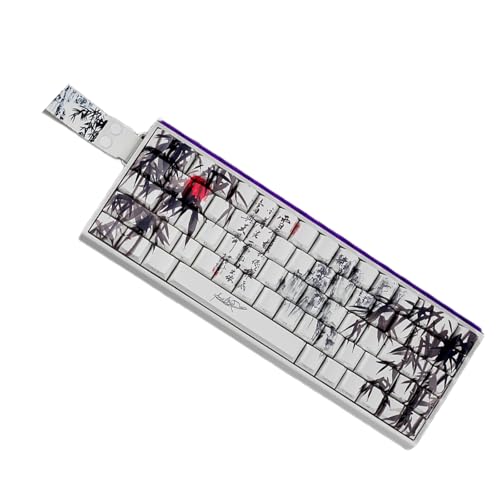 Wayfadacc 60% 68% ANSI ISOS Layout PBTS Originalprofilschlüsselkaps Mit Bambuswäldern Für 61/64/68 Mechanische Tastaturen Farbstoffsublimationen PBT Schlüsselcaps von Wayfadacc