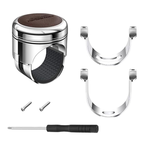 Wayfadacc Auto Lenkradknopf Rotary Suicide Kraftgriff Spinnerkugeln Für Auto SUV Metalllager Spinner Lenkkugeln von Wayfadacc