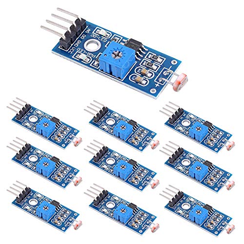 WayinTop 10 Stücke 4 Pin Fotowiderstand Sensor Lichtsensor Lichtdetektor Modul mit Digitalem Ausgang WayinTop 10 Stücke 4 Pin Fotowiderstand Sensor Lichtsensor Lichtdetektor Modul mit Digitalem Ausgang von WayinTop