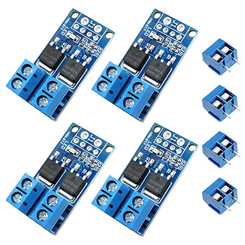 WayinTop 4x Mosfet Treibermodul Dual-Hochleistungs Switching Driver Modul DC 5V-36V 15A PWM Antriebsmodul 400W 0-20 kHz + 4 x 2 Pin PCB Mount Screw Terminal Block WayinTop 4x Mosfet Treibermodul Dual-Hochleistungs Switching Driver Modul DC 5V-36V 15A PWM Antriebsmodul 400W 0-20 kHz + 4 x 2 Pin PCB Mount Screw Terminal Block von WayinTop