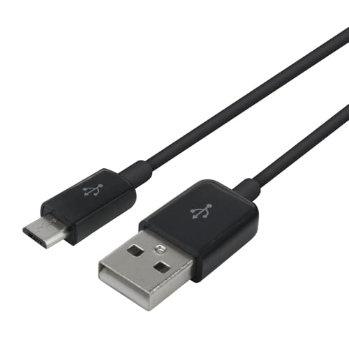 Waytex 11202 Kabel USB auf Micro-USB, 1 m, Schwarz von Waytex
