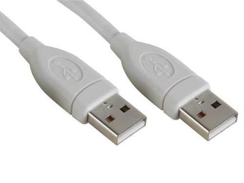 Waytex 11261 Kabel, USB 2.0 A, männlich/männlich, 1,80 m, Beige von Waytex