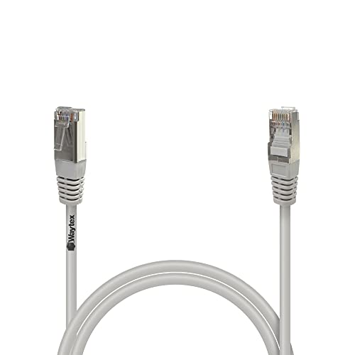 Waytex 3205 RJ45 FTP geschirmtes Netzwerk Patchkabel Cat5e 0,5m beige von Waytex