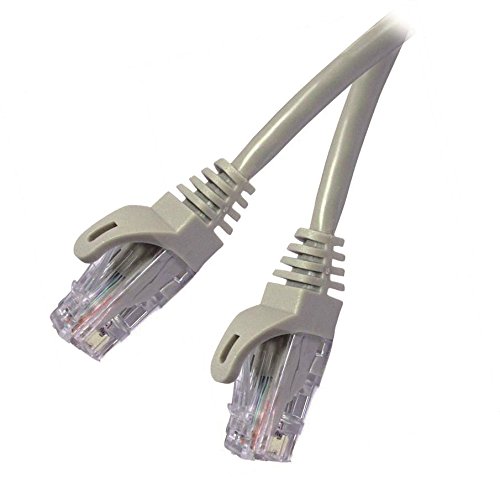 Waytex 32901 Netzwerkkabel, RJ45, Kategorie 5e, abgeschirmt, FTP, 1 m, Grau von Waytex