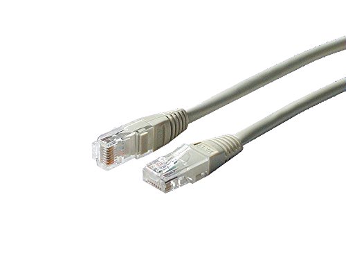 Waytex 32982 Netzwerkkabel, RJ45, Kategorie 5e, abgeschirmt, FTP, 2 m, Grau von Waytex