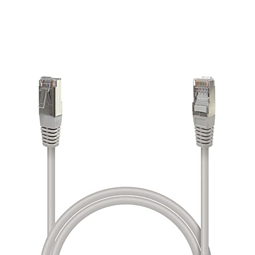 Waytex 33010 Kokusan Einer RJ45 CAT6 Netzwerk-Kabel Geschirmt FTP 1 m grau von Waytex