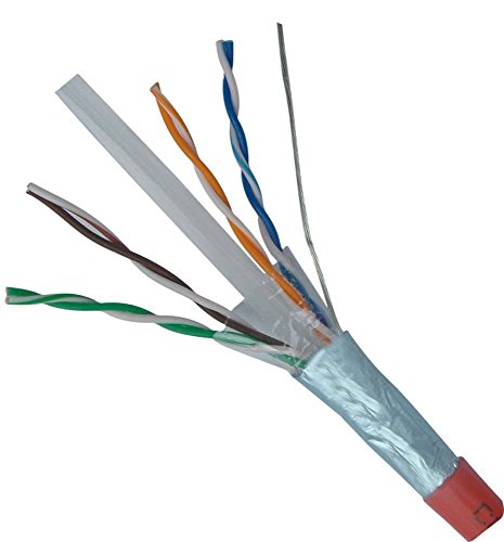 Waytex 36413 Kabel auf Kabeltrommel, einsträngig, Cat 6, geschirmt, 305 m von Waytex