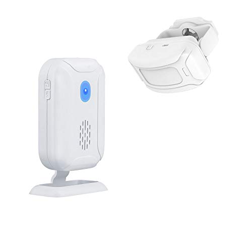 Kabelloser PIR-Bewegungsmelder, Sicherheitsalarm, Klingelton, Ladengeschäft, Büro, Zuhause, Eingangstür, Eingang, Briefkastenalarm, Garagenalarm, Auffahrt, mit Nachtlicht Kabelloser PIR-Bewegungsmelder, Sicherheitsalarm, Klingelton, Ladengeschäft, Büro, Zuhause, Eingangstür, Eingang, Briefkastenalarm, Garagenalarm, Auffahrt, mit Nachtlicht von Waytronic